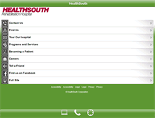 Tablet Screenshot of healthsouthnewmexico.com